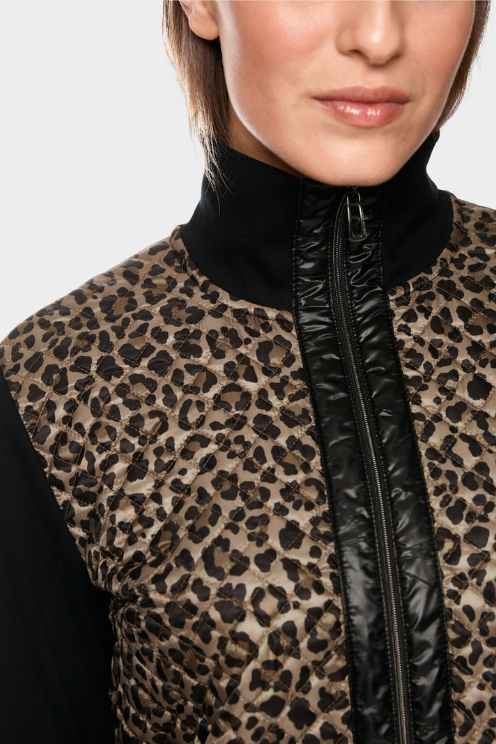 Light Jacket with Leopard Print