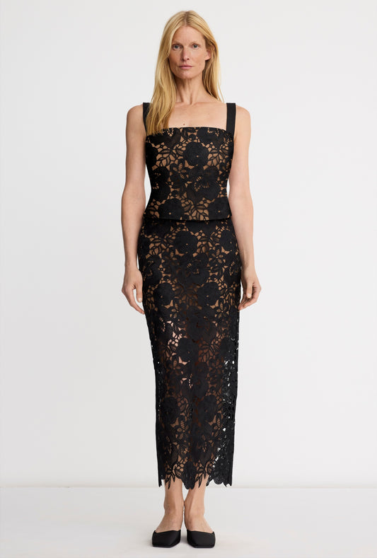 Lace Pencil Skirt