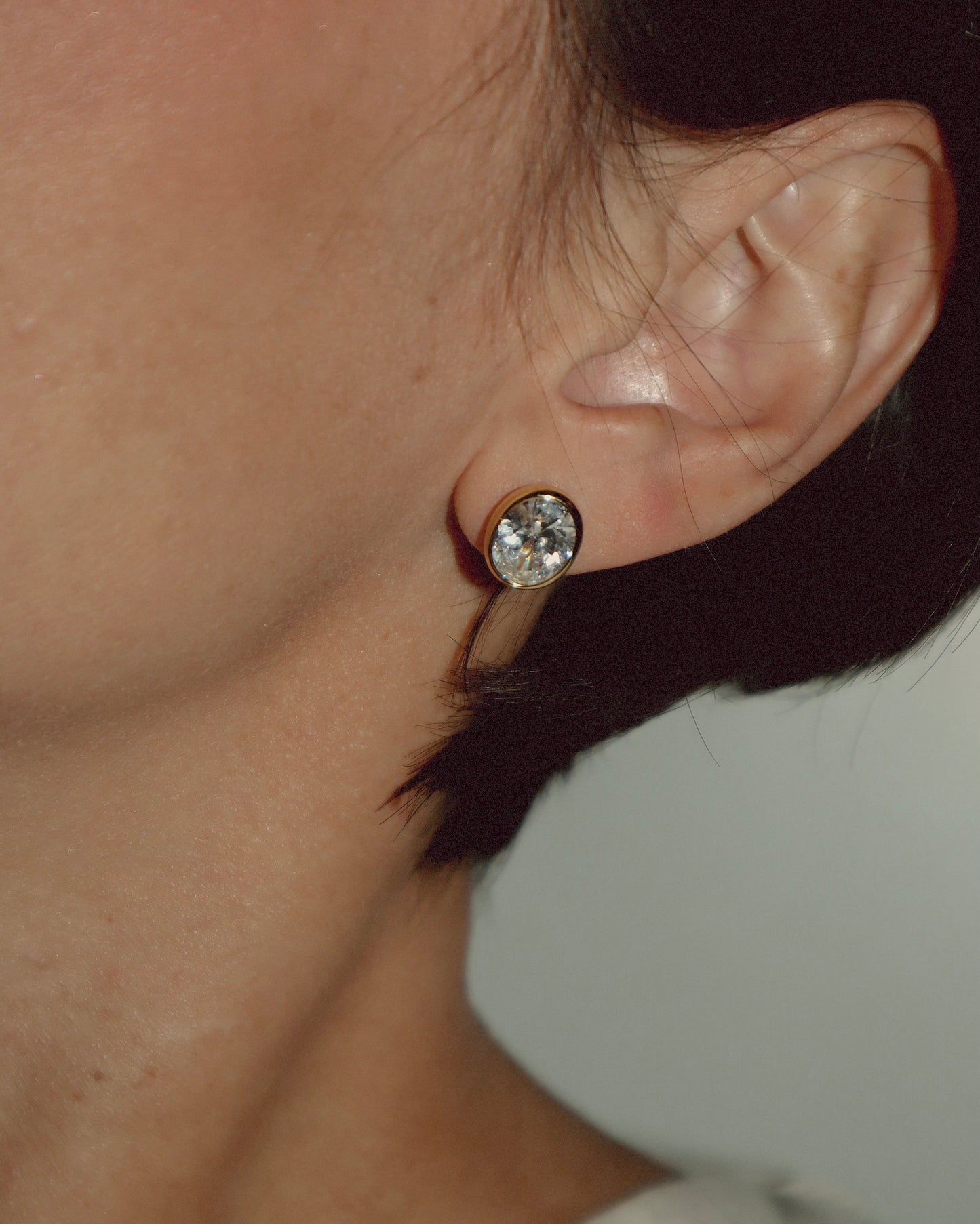 Bourbon Oval Studs