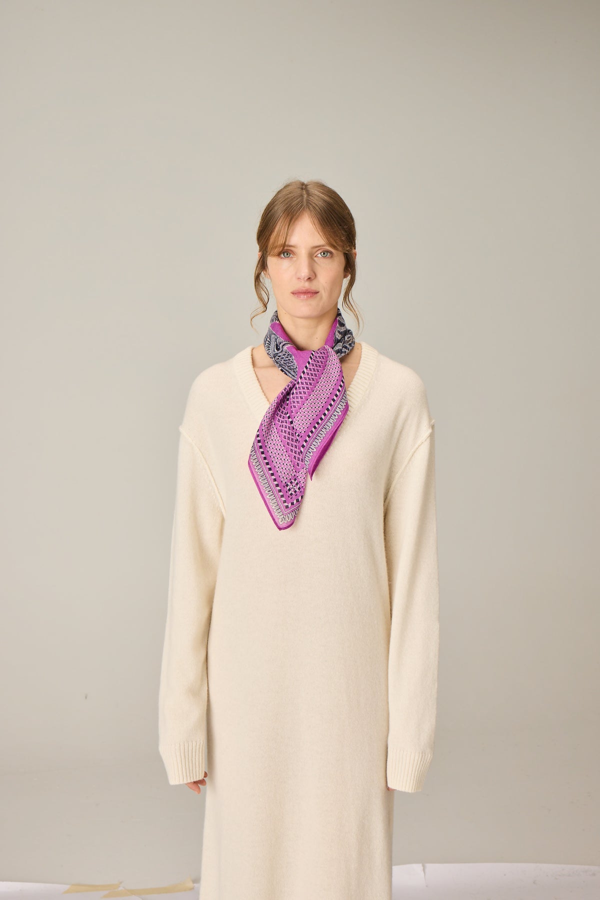 SQUARE / CARRE 70 CHOUETTE PURPLE/VIOLET