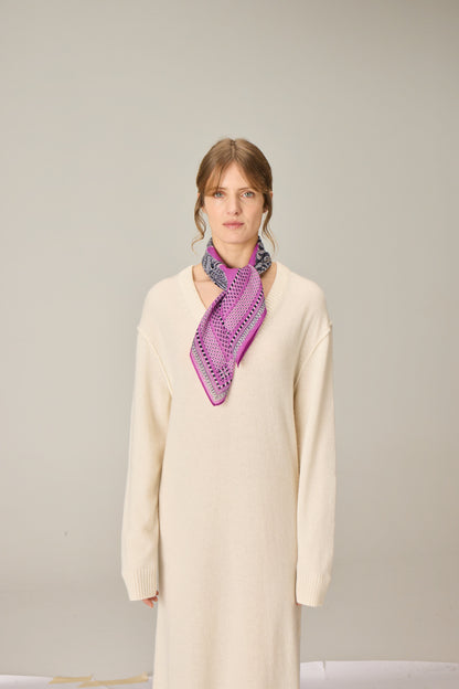 SQUARE / CARRE 70 CHOUETTE PURPLE/VIOLET