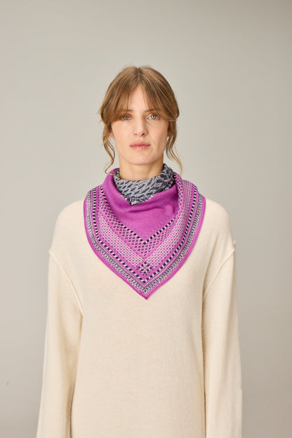 SQUARE / CARRE 70 CHOUETTE PURPLE/VIOLET