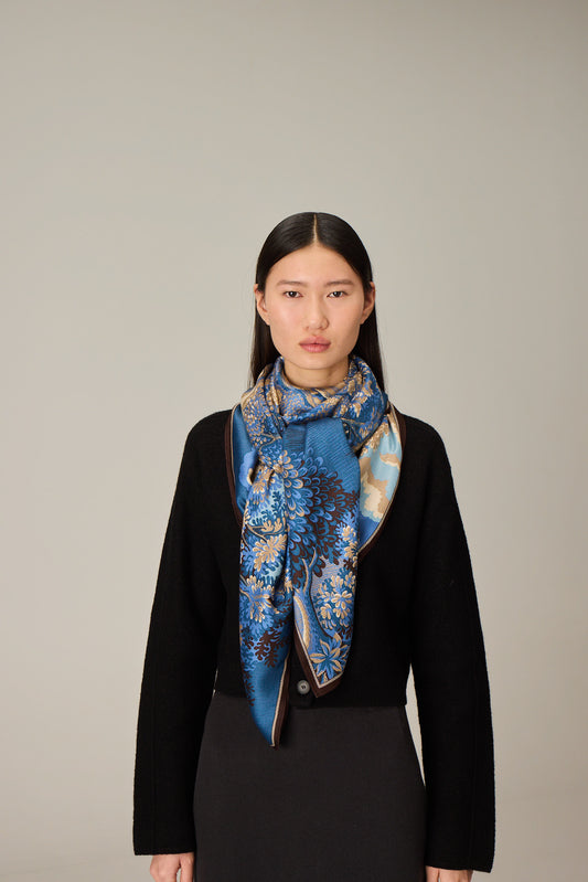 SQUARE / CARRE 130 COME BLUE/BLEU