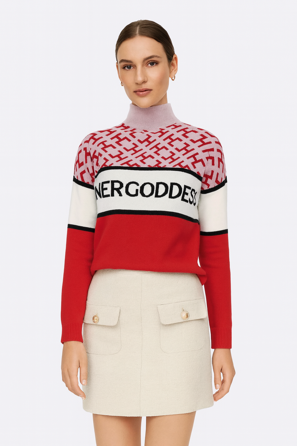 Hera Concept Inner Goddess Monogram Sweater