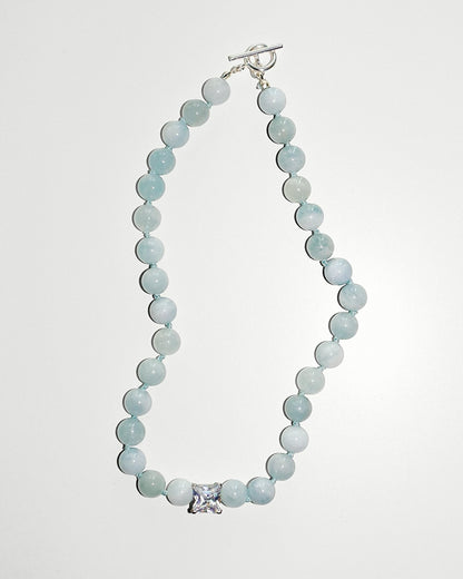 Bourbon Aquamarine Necklace