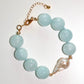 Aquamarine Baroque bracelet