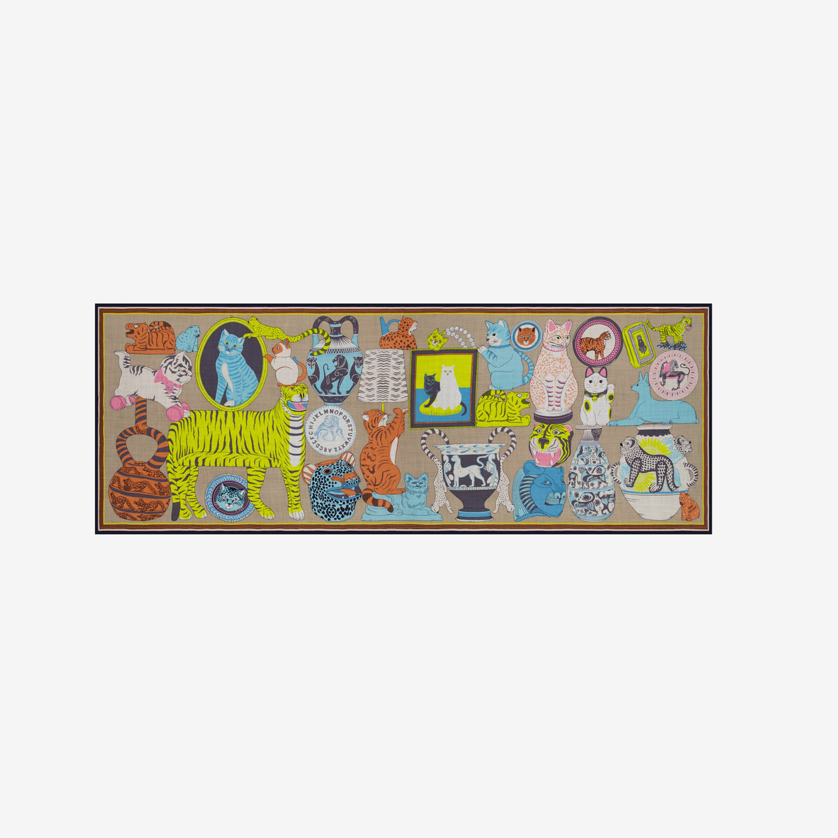 SCARF / ETOLE 70 COLLECTIONNEUR PASTEL/PASTEL