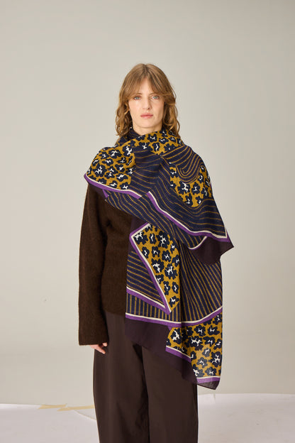 SCARF / ETOLE 70 LOV PURPLE/VIOLET