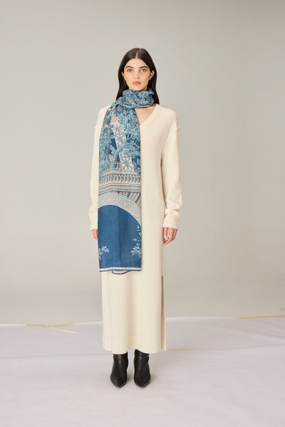 SCARF / ETOLE 80 1889 BLUE/BLEU