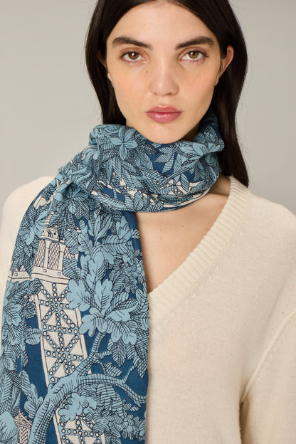 SCARF / ETOLE 80 1889 BLUE/BLEU