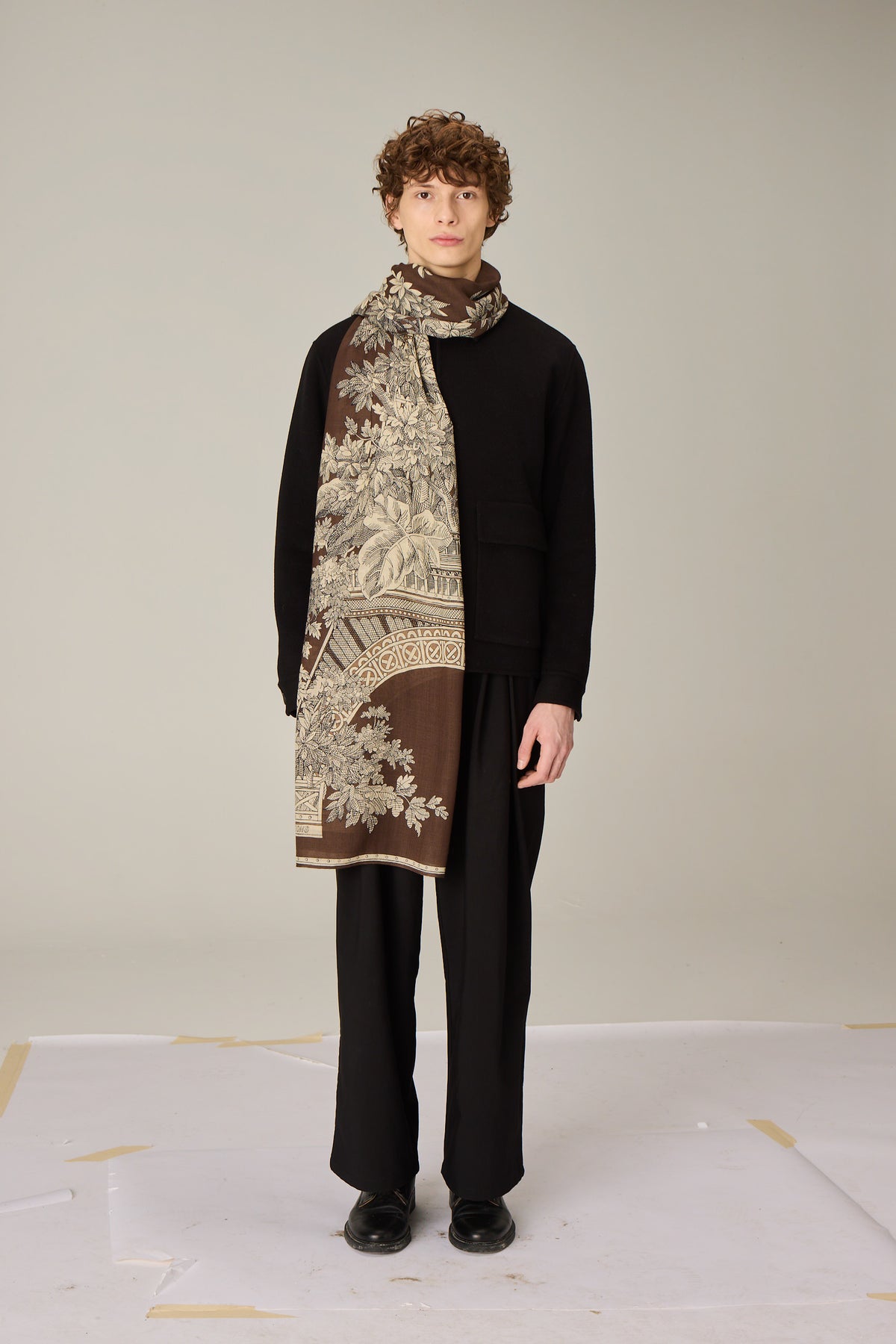 SCARF / ETOLE 80 1889 BROWN/MARRON