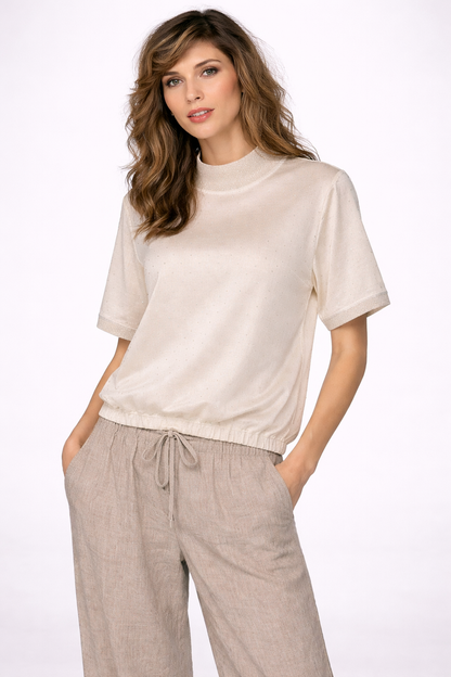 Sheer Sparkle Knit Top