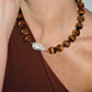 Tiger Eye Baroque Collar