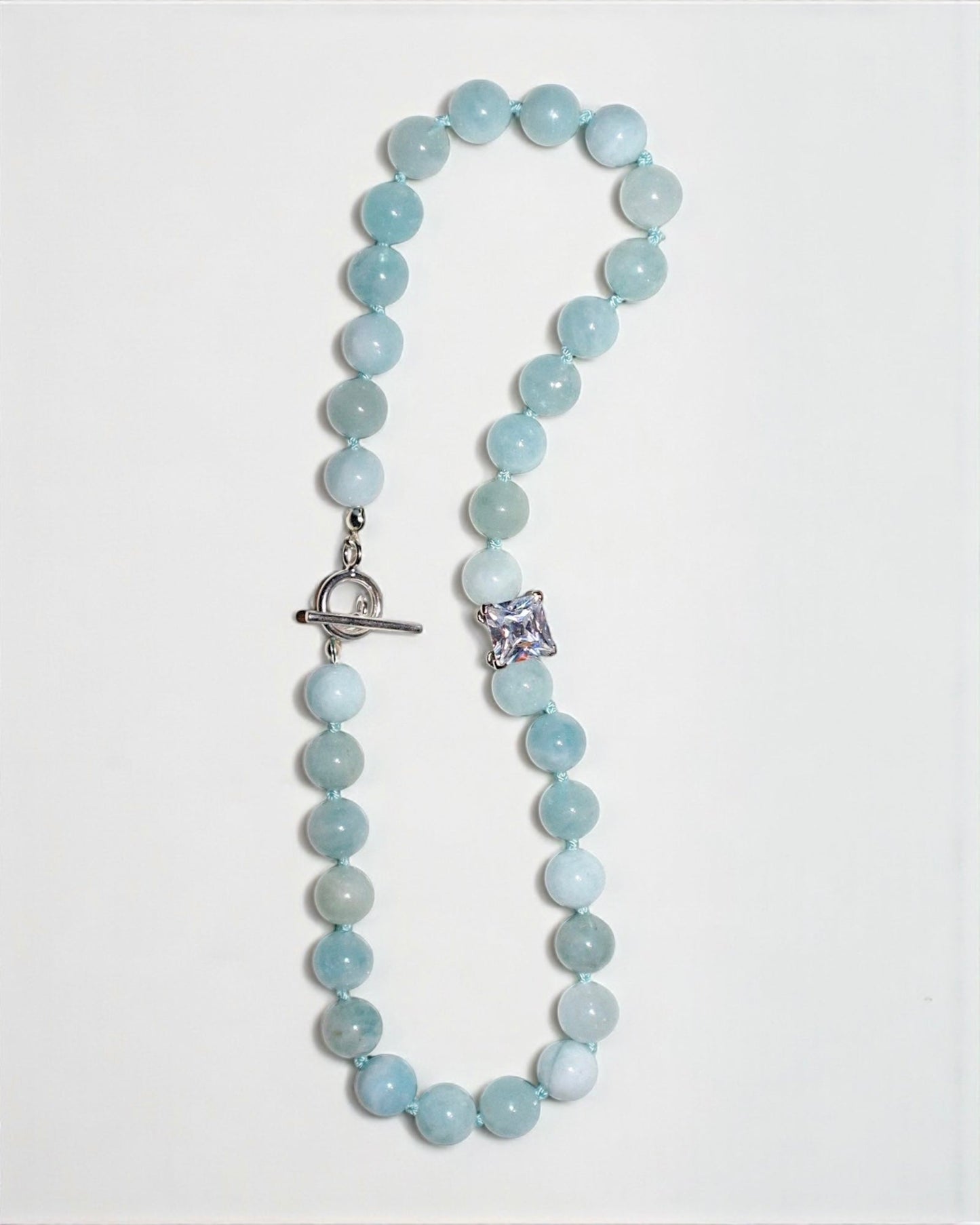 Bourbon Aquamarine Necklace