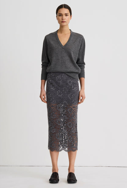 Lace Pencil Skirt