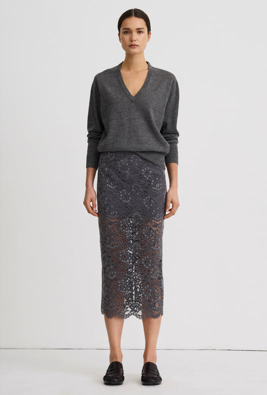 Lace Pencil Skirt