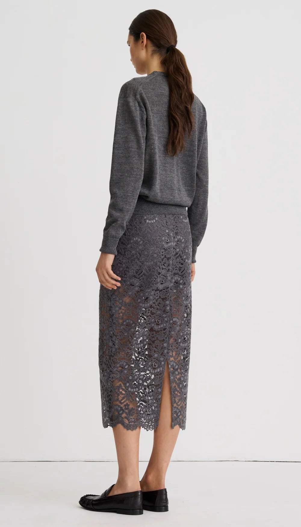 Lace Pencil Skirt