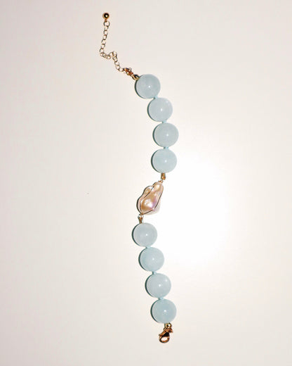 Aquamarine Baroque bracelet