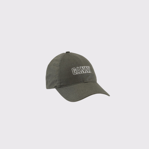 GANNI Embroidered Logo Cap