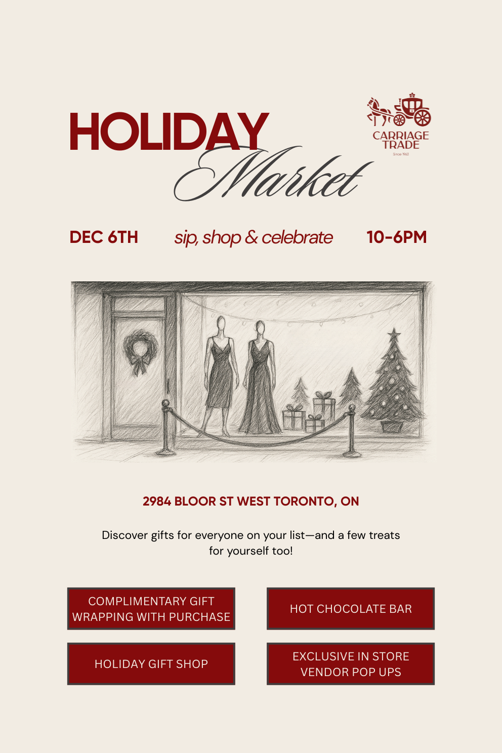 Carriage Trade's Holiday Market