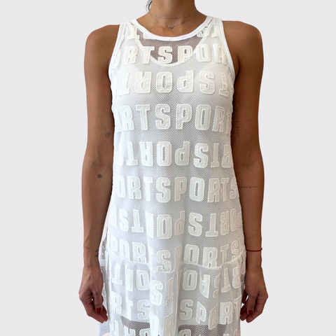 Marc Cain Logo Mesh Dress