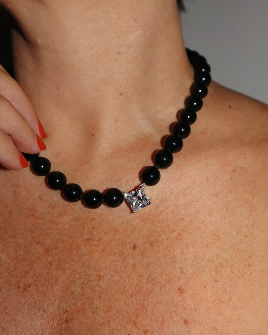 Bourbon Onyx Necklace