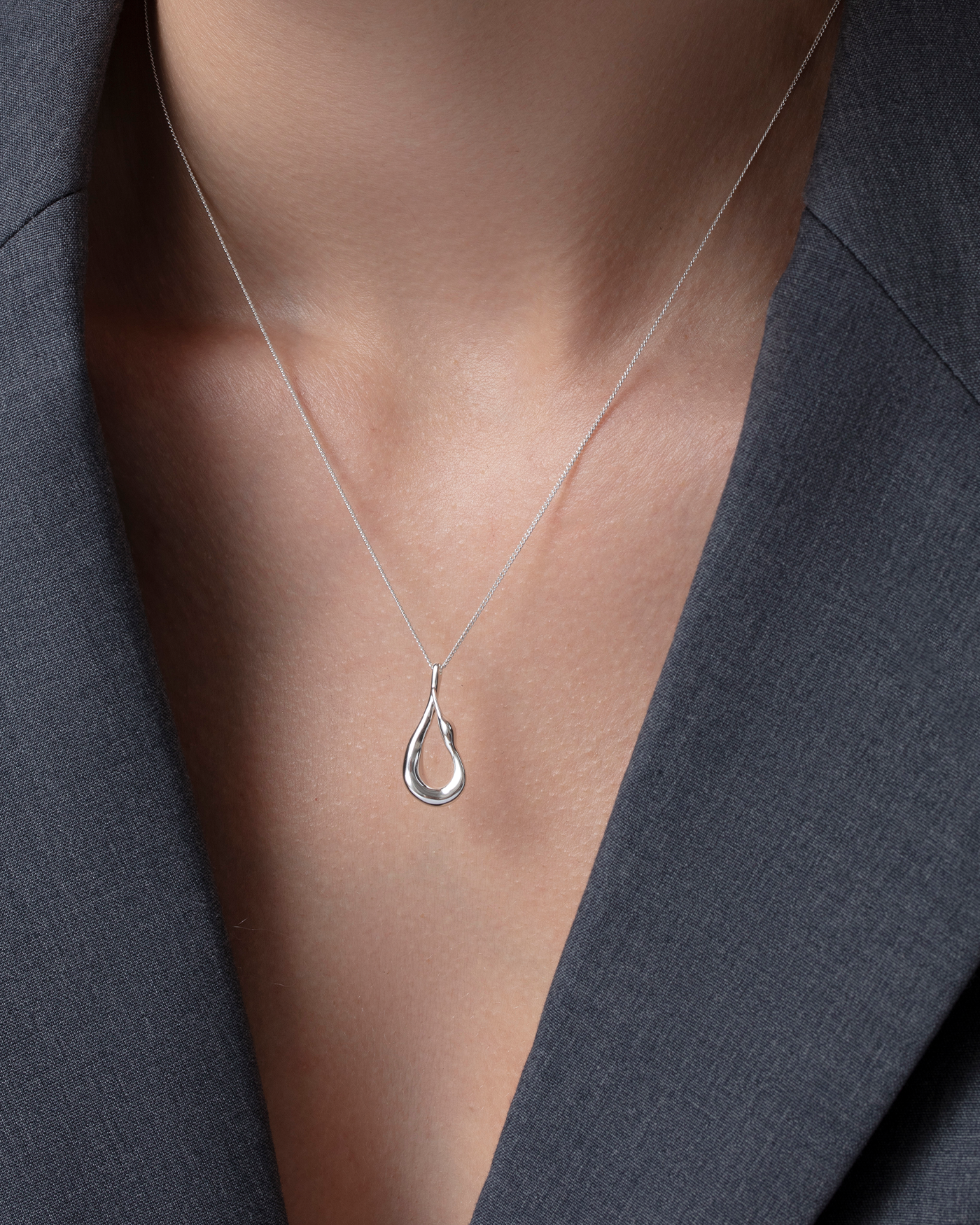 Mini Egret Pendant Necklace