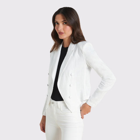 L'Agence Wayne Crop Double Breast Jacket