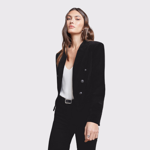 L'agence Wayne Crop Double Breasted Jacket