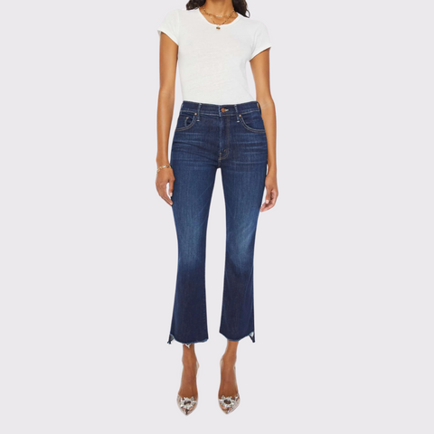 MOTHER The Insider Crop Step Fray
