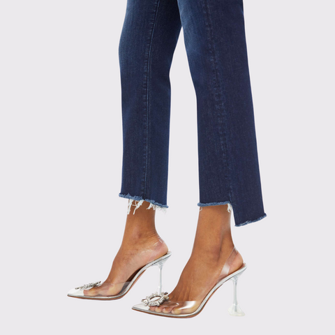 MOTHER The Insider Crop Step Fray