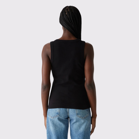 Michael Stars Maya V-neck Wide Binding Tank