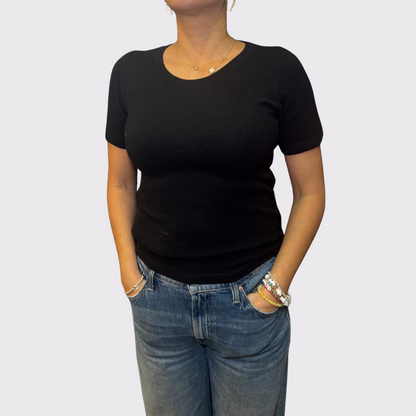 Anne Claire Short Sleeve Sweater