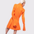 Unleash your style with this stunning Pinko Short Cotton Poplin Shirt Dress. Featuring a shirt collar, breast pockets, pleating in the front, and long sleeves with flared cuffs, this head-turning dress cinches at the waist and flares at the skirt. The eye-catching orange colour adds the perfect finishing touch. The orange colour is the perfect pop of colour for the warmer months. Wear it and turn heads!