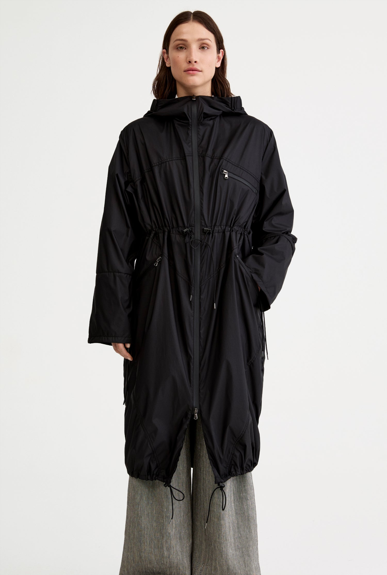 Drawstring Rain Shell