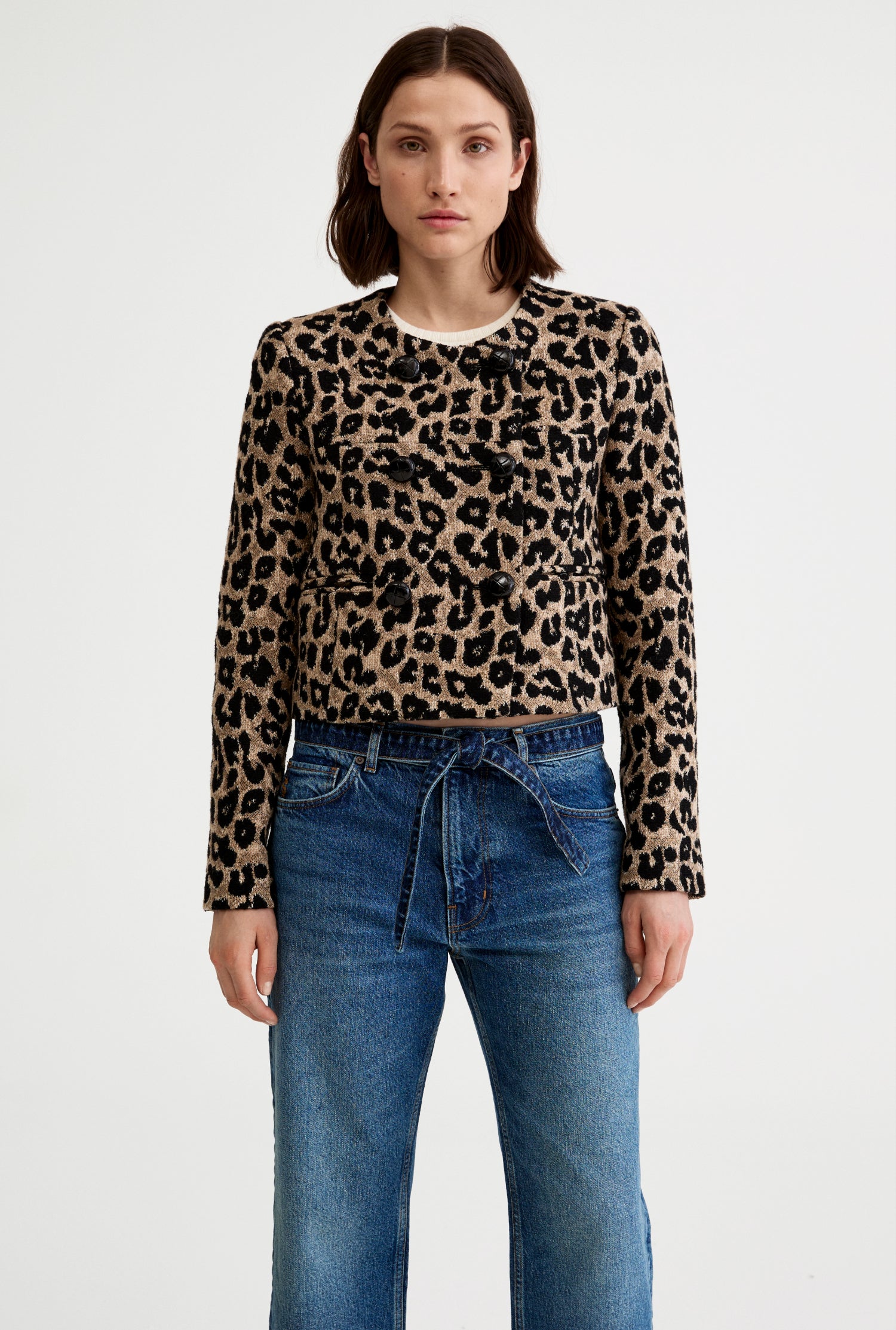 Collarless DB Mini Jacket