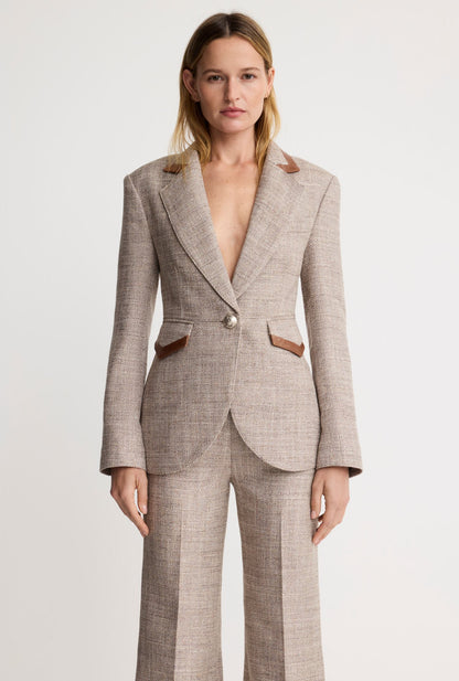Taped Seamed Blazer