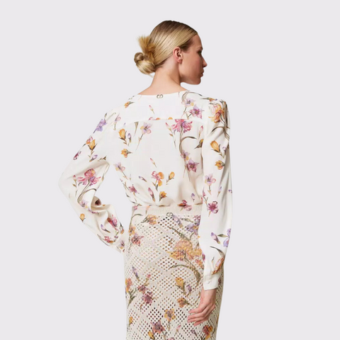 Twinset Crepe Floral Shirt