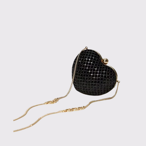 Twinset 'Coup de Coeur' Embroidered Velvet Clutch