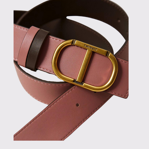 Twinset Reversible Leather Belt