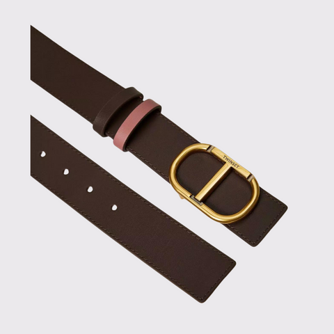 Twinset Reversible Leather Belt