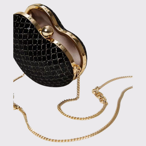 Twinset 'Coup de Coeur' Embroidered Velvet Clutch