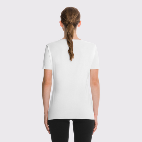 Adorn yourself with sustainable excellence in the form of this Wolford T-Shirt. Crafted with innovative and biodegradable components, its minimalist aesthetic makes a statement of modern sophistication without compromising on comfort. Subtly detailed with open selvedge around the neckline and at the sleeves, this piece is Cradle to Cradle Certified™ at gold level, ensuring an exclusive and conscious choice for your wardrobe.