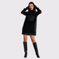 Shan Chic Mesh Shirt Dress