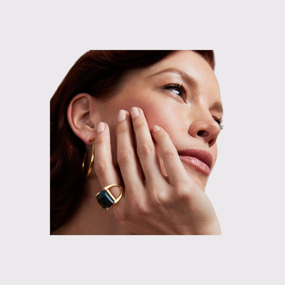 Dean Davidson Plaza Ring in Onyx