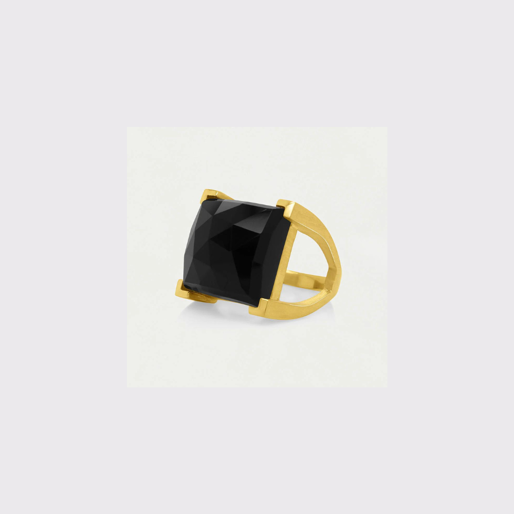 Dean Davidson Plaza Ring in Onyx