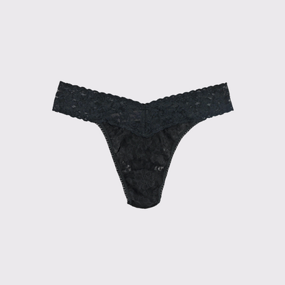 Hanky Panky Original Rise Thong in Black