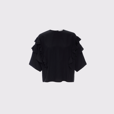 Frame Ruffle Sleeve Blouse