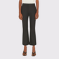 Frame Le Crop Mini Boot Trouser in Noir