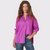 Repeat Crisp Woven Blouse in Orchid